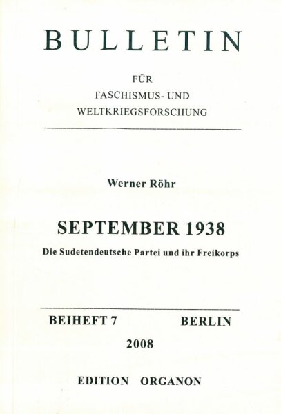 Röhr, September 1938